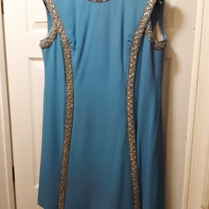 Vintage baby blue mini dress